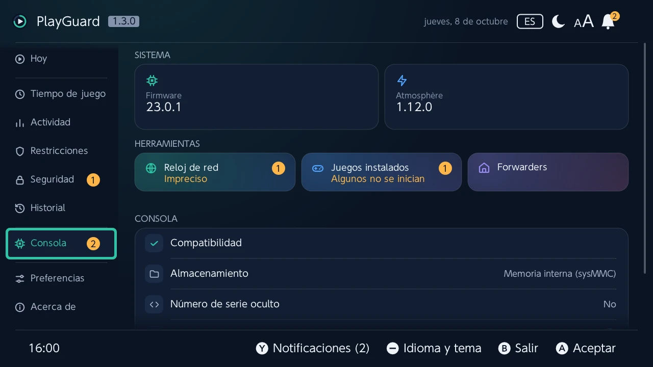 Consola: el firmware, Atmosphère y lo que ejecuta la consola